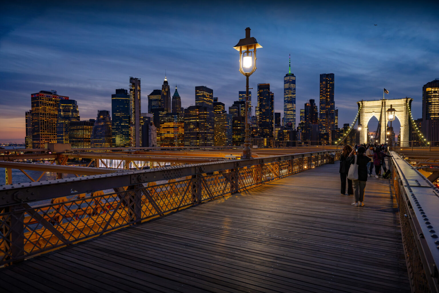 New York Skyline, Brooklyn Bridge